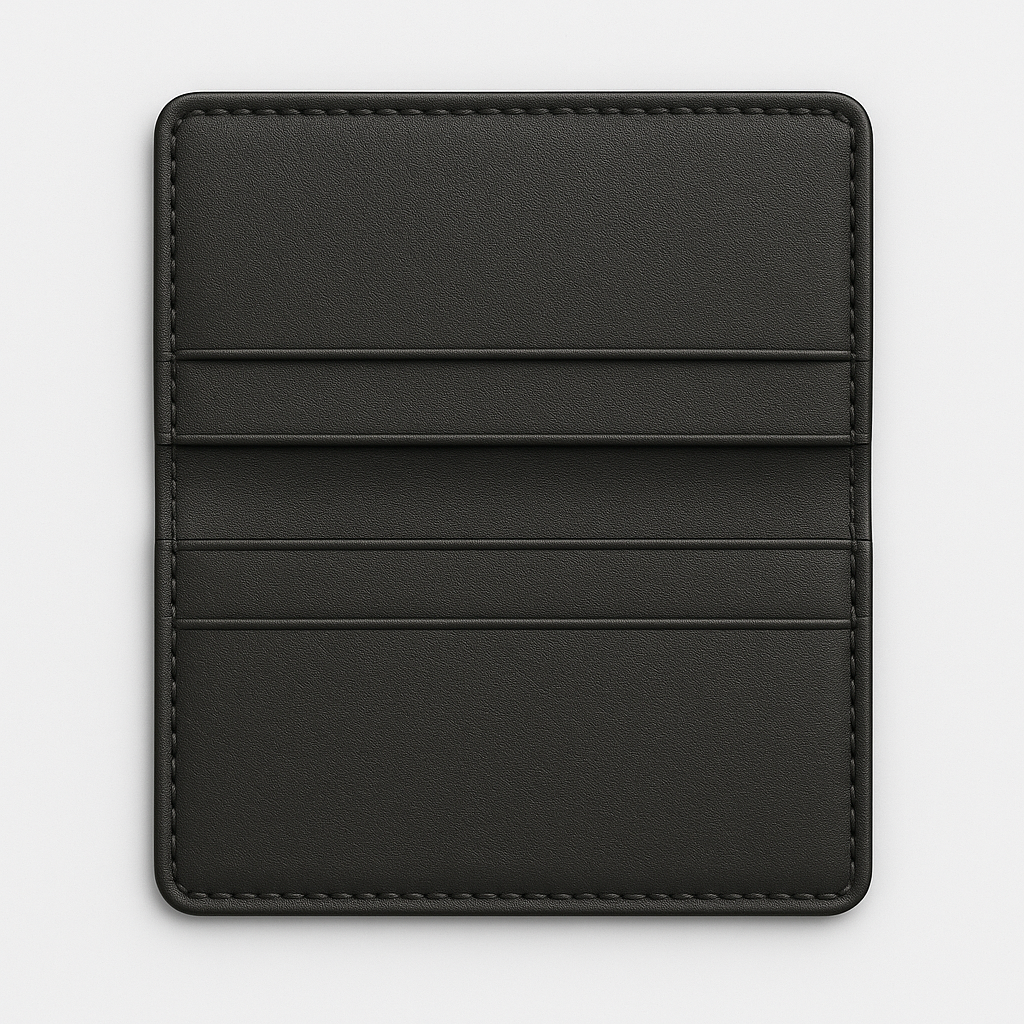 Kartenschutz für 4 Karten (Leder) | RFID NFC & Magnetfeld Blocker | Schutzhülle gegen Datenklau & Organizer